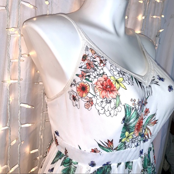 TORRID ⭐️ White Crochet Chiffon Mini Dress - Picture 5 of 13